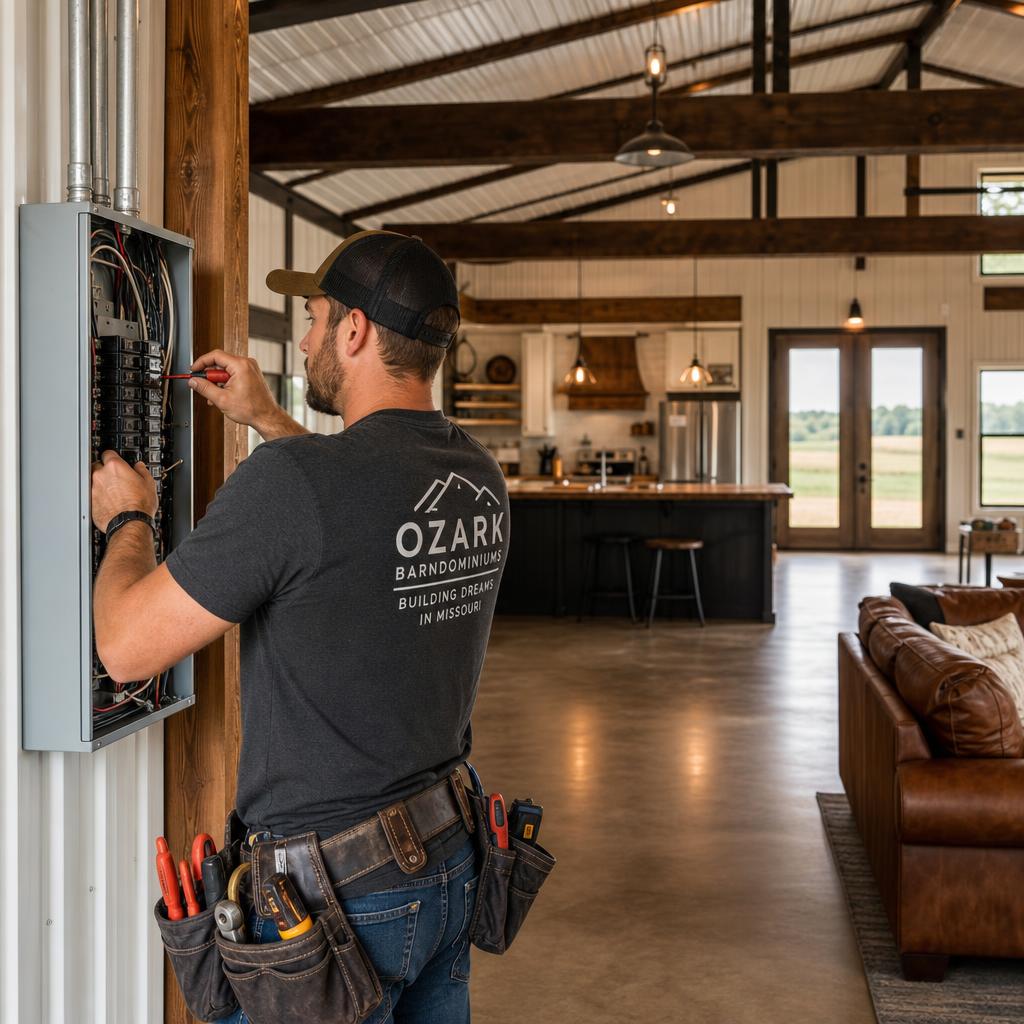 Finding finish crews for a barndominium in rural Missouri