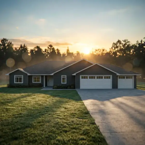 Manning single-story house plan exterior