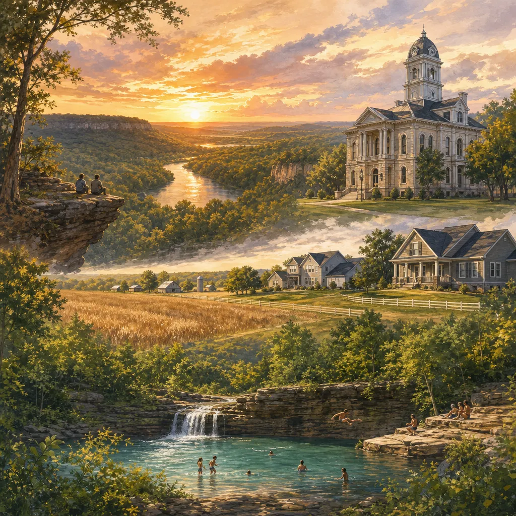 Lincoln County, Missouri — illustrated county hero for DreamStart Building Company homestead shell builders