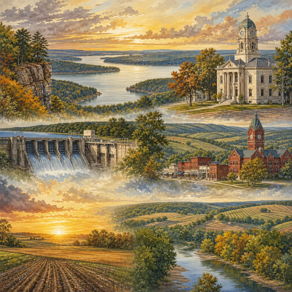 Ralls County, Missouri — illustrated county hero for DreamStart Building Company homestead shell builders