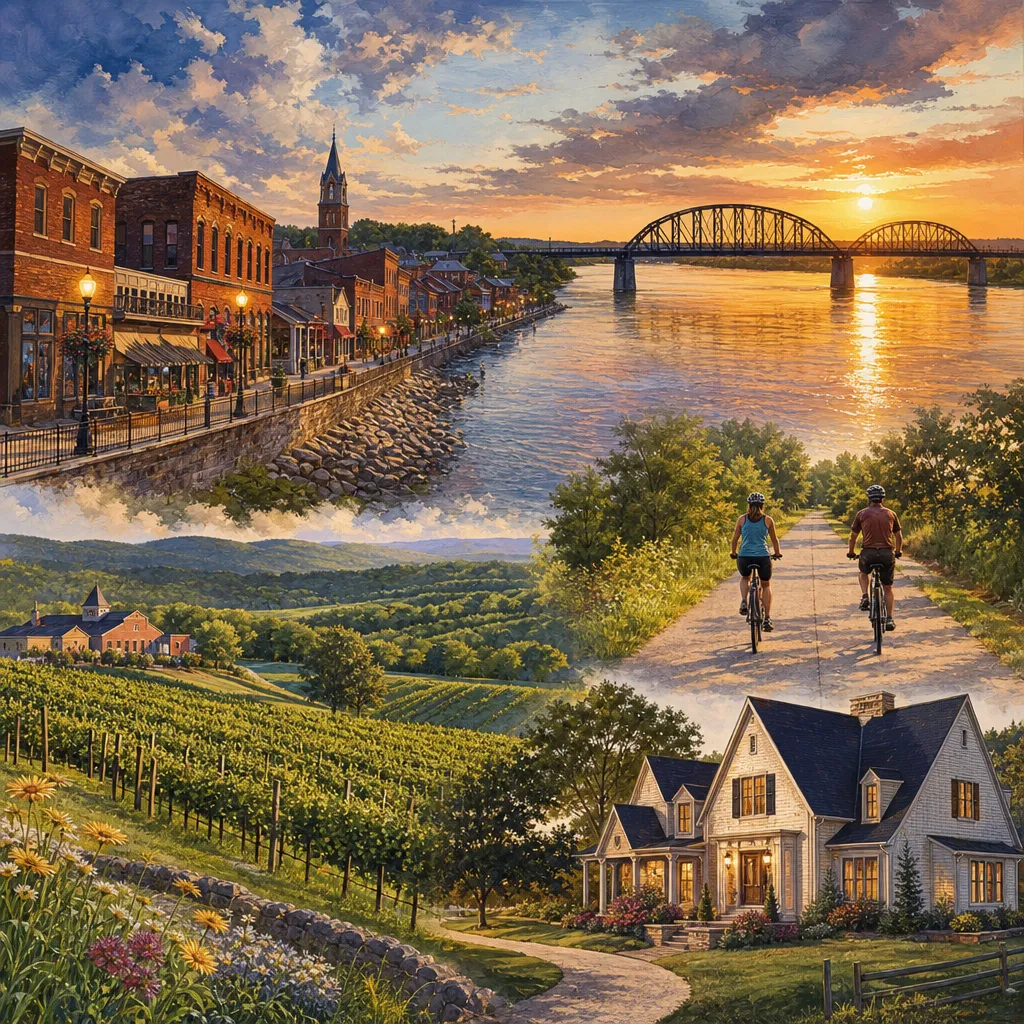 St Charles County, Missouri — illustrated county hero for DreamStart Building Company homestead shell builders