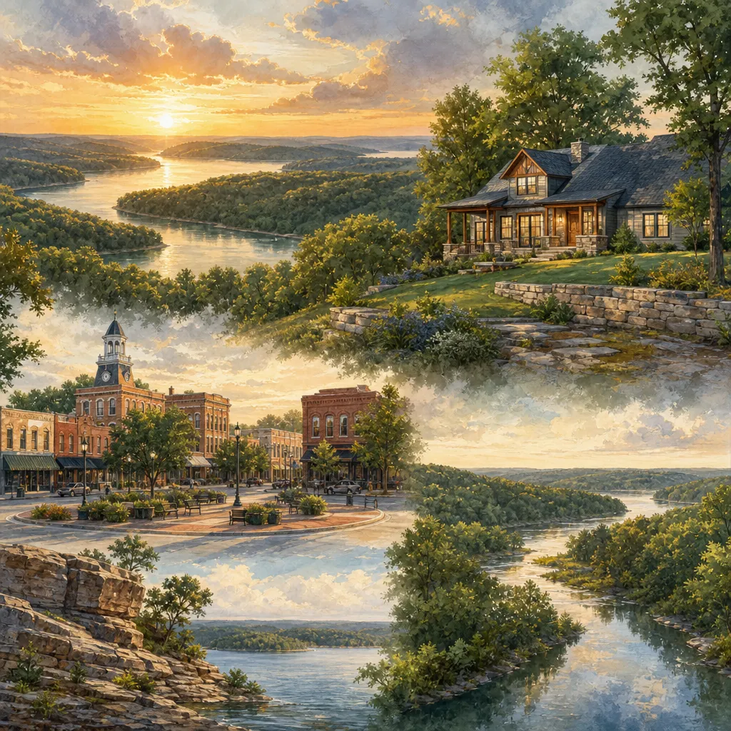 St Clair County, Missouri — illustrated county hero for DreamStart Building Company homestead shell builders