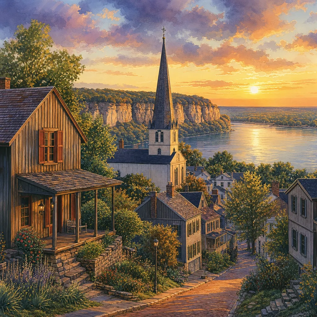 Ste Genevieve County, Missouri — illustrated county hero for DreamStart Building Company homestead shell builders
